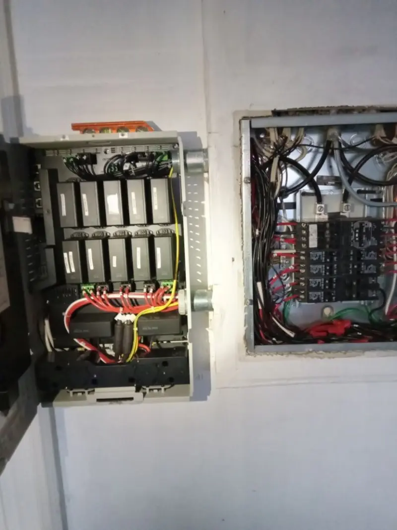Electrical panel upgrade completed for Security Camera Wiring in Los Gatos